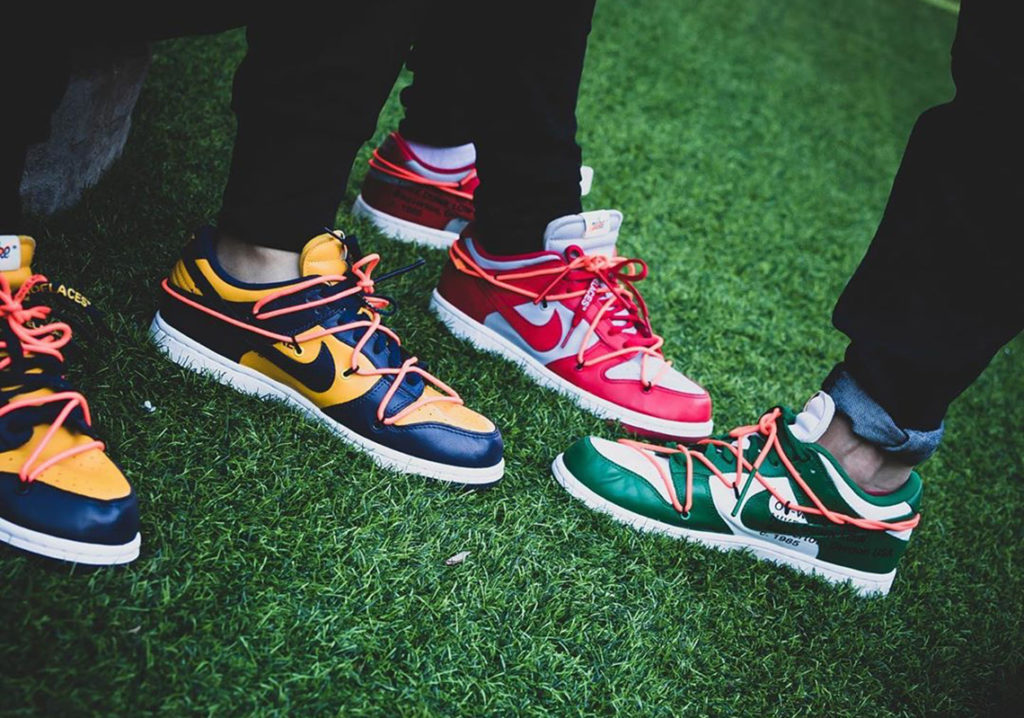 Off-White Nike Dunk Low Pine Green