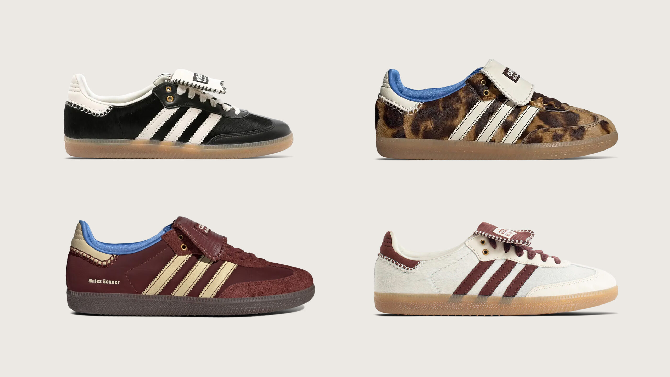 Adidas and Wales Bonner Release Four New Sambas
